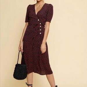 Rouje Paris Gabin Dress in Heart Print size 34/XS